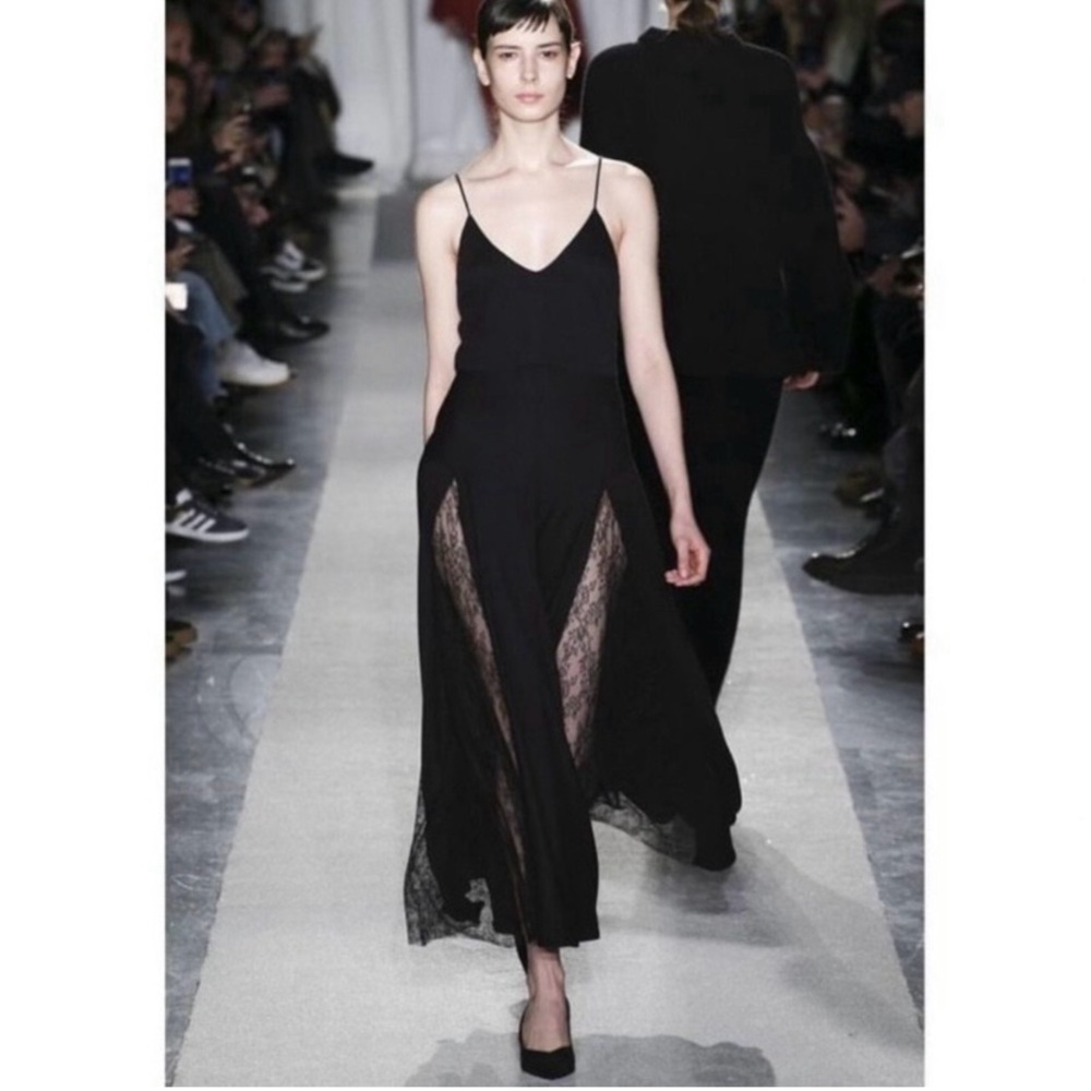🍁Ryan Roche Wool Dress 2017 Runway HighQuality MadeinItaly BlackSiz6 - NWT